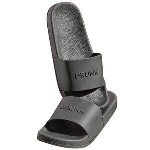 Drunk Elephant Black Rubber Slides Unisex Men's or Women's